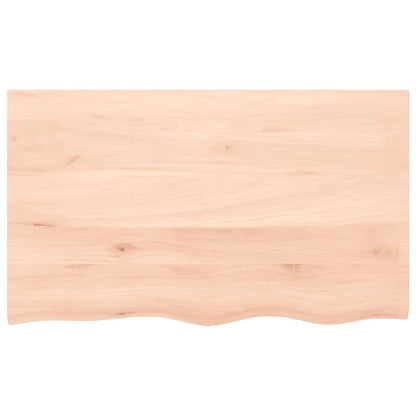 Bathroom Countertop 40x60x(2-4) Untreated Solid Wood Natural 100 cm