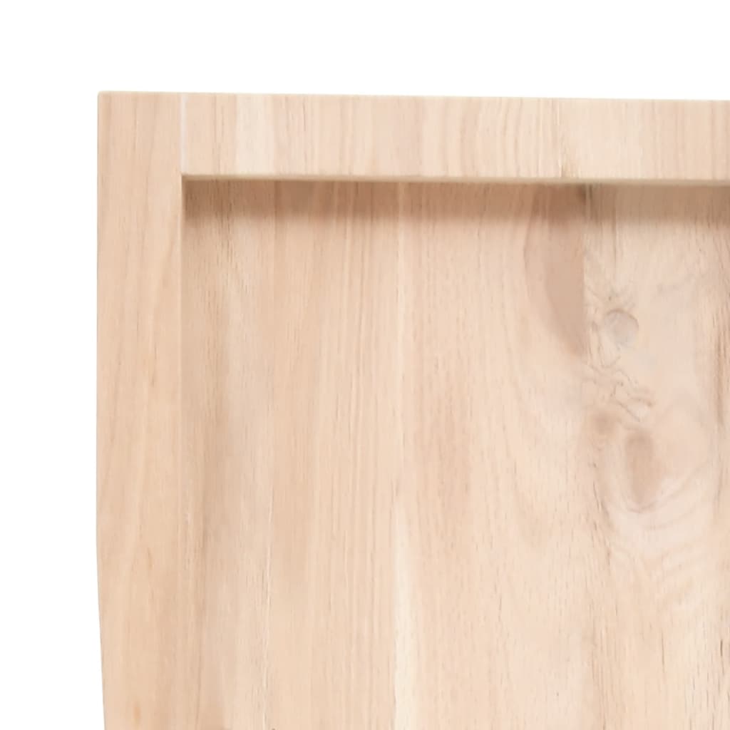 Bathroom Countertop 40x60x(2-4) Untreated Solid Wood Natural 100 cm