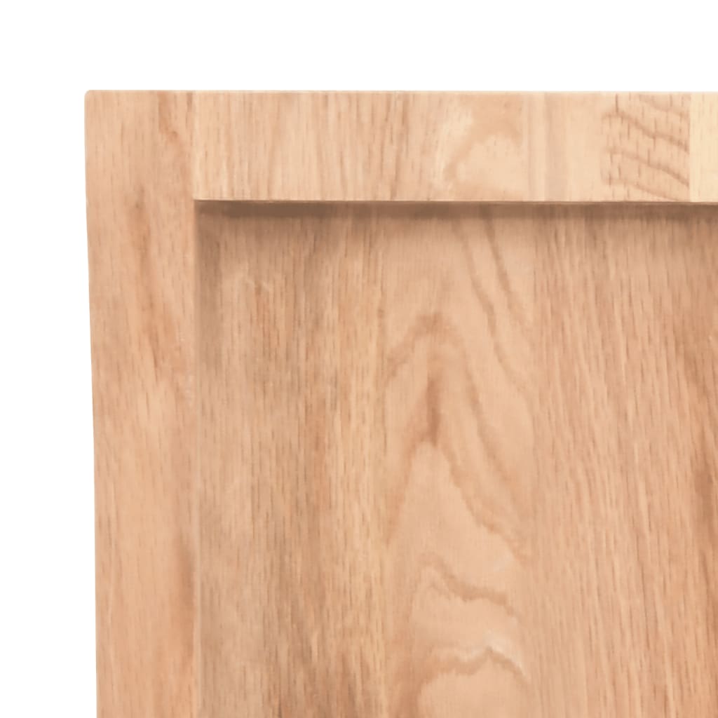 Bathroom Countertop 40x40x(2-4) Solid Wood Light Brown 60 cm