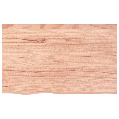 Bathroom Countertop 40x50x(2-4) Solid Wood Light Brown 80 cm