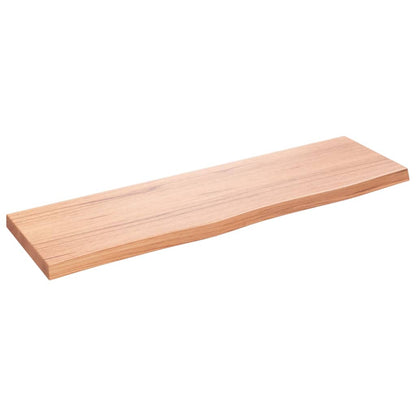 Bathroom Countertop 60x30x(2-4) Solid Wood Light Brown 100 cm