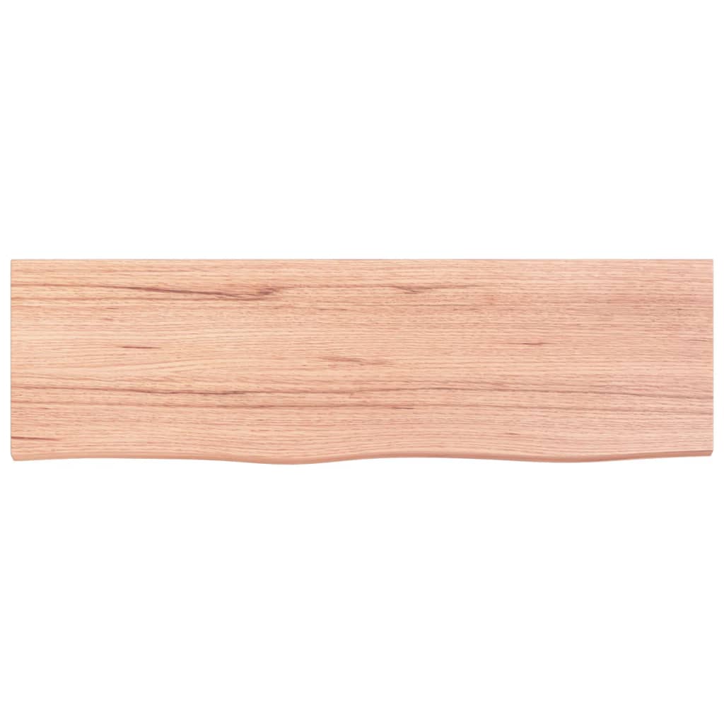 Bathroom Countertop 60x30x(2-4) Solid Wood Light Brown 100 cm