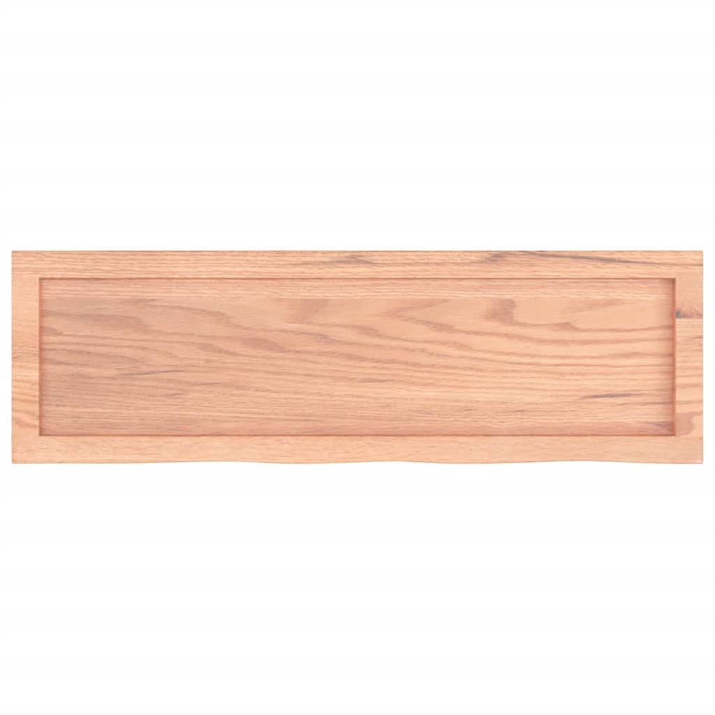 Bathroom Countertop 60x30x(2-4) Solid Wood Light Brown 100 cm