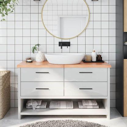 Bathroom Countertop 40x60x(2-4) Solid Wood Light Brown 140 cm