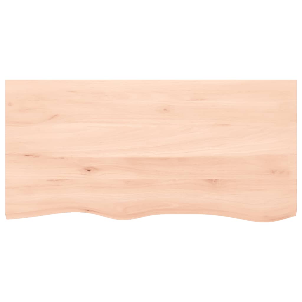 Table Top 60x50x(2-6) Untreated Solid Wood Oak Natural 100 cm
