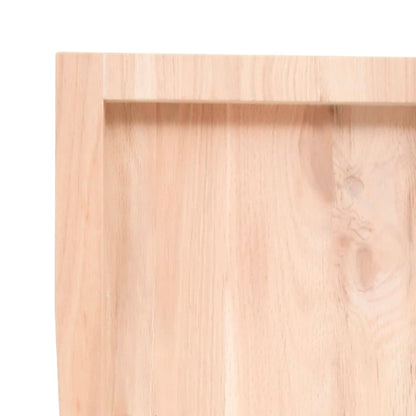 Table Top 60x50x(2-6) Untreated Solid Wood Oak Natural 100 cm