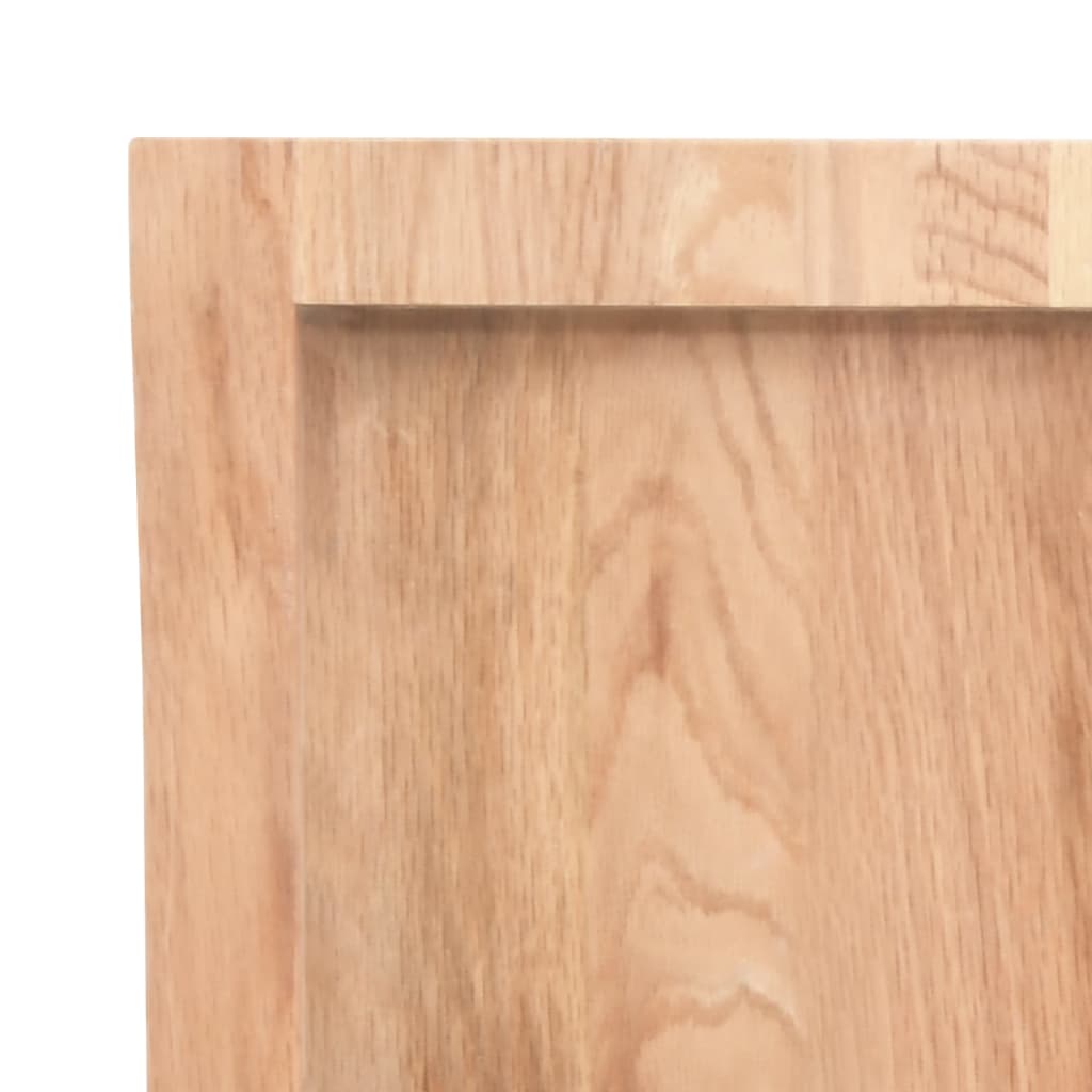 Table Top 60x50x(2-6) Treated Solid Wood Oak Light Brown 60 cm