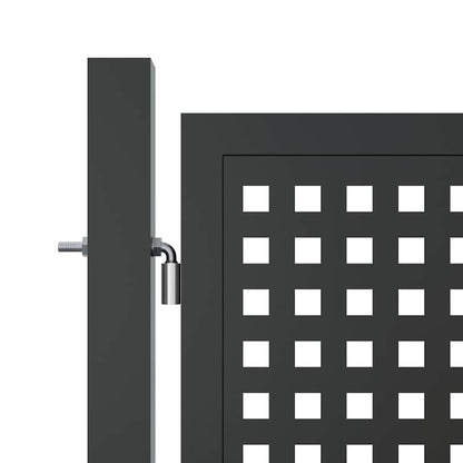 vidaXL Garden Gate Anthracite 300x125 cm Steel 4