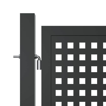 vidaXL Garden Gate Anthracite 300x150 cm Steel 4
