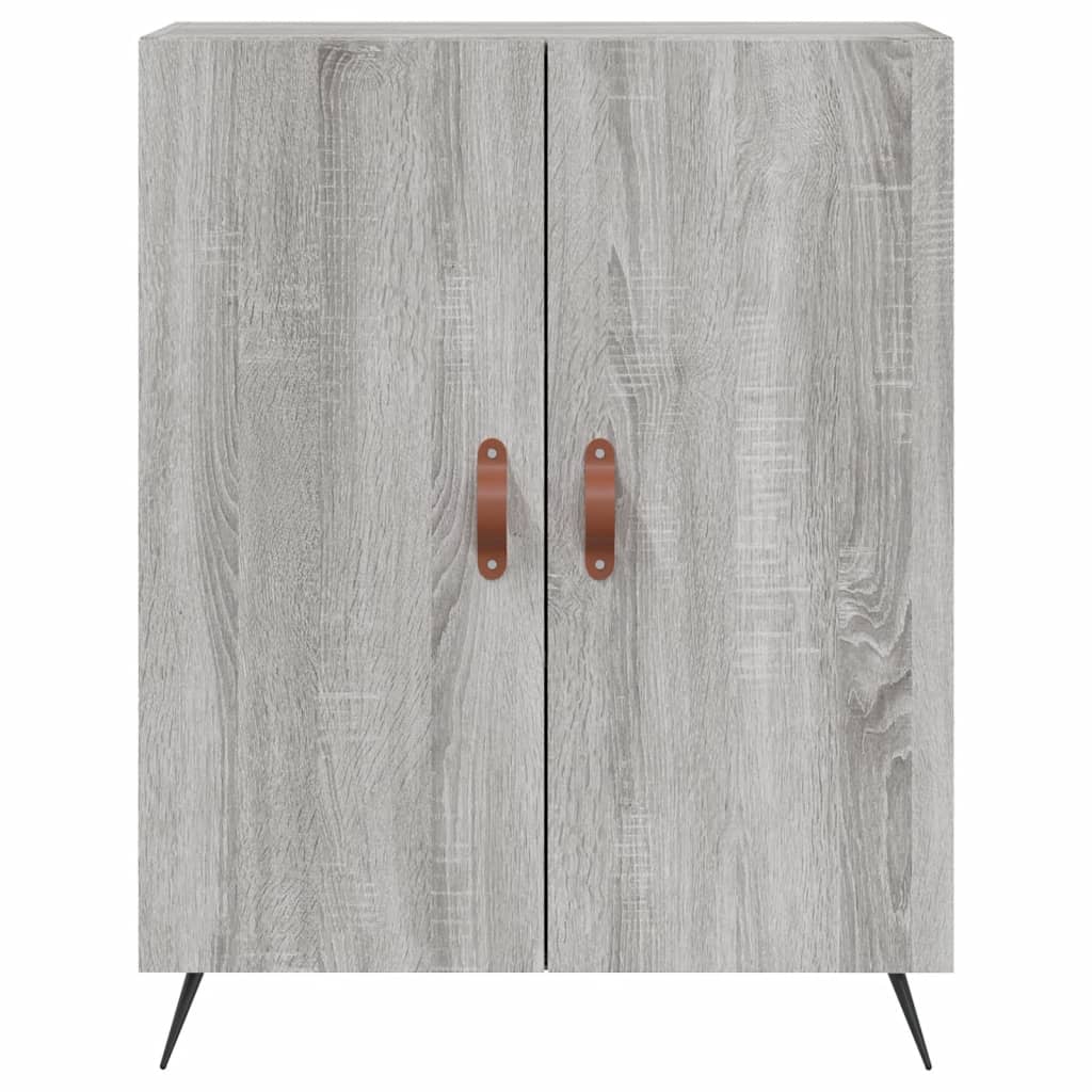 vidaXL Sideboard Grey Sonoma 69.5x34x90 cm Engineered Wood