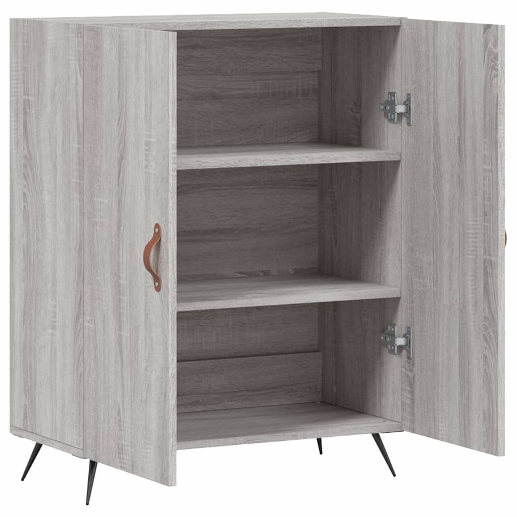 vidaXL Sideboard Grey Sonoma 69.5x34x90 cm Engineered Wood