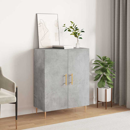 Sideboard 69,5x34x90 cm Engineered Wood Concrete grey