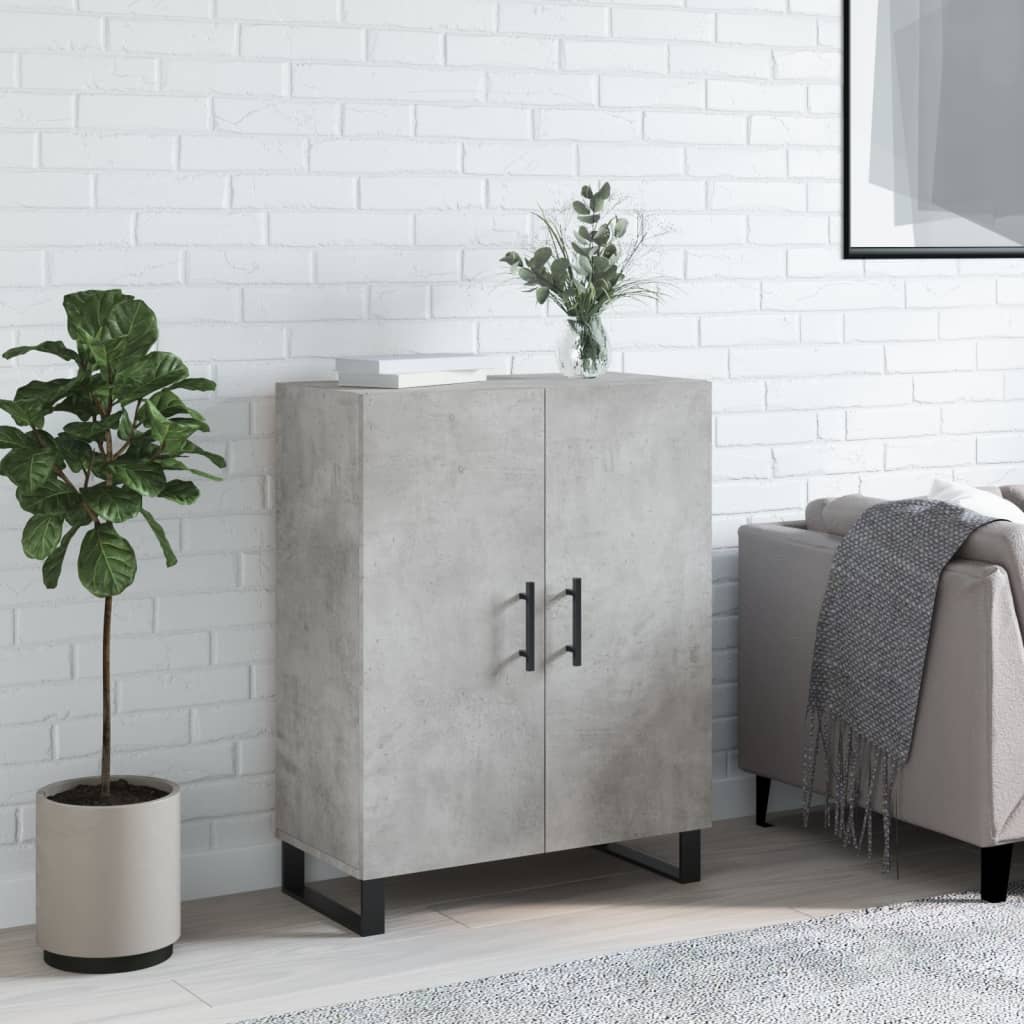 Sideboard 69,5x34x90 cm Engineered Wood Concrete grey