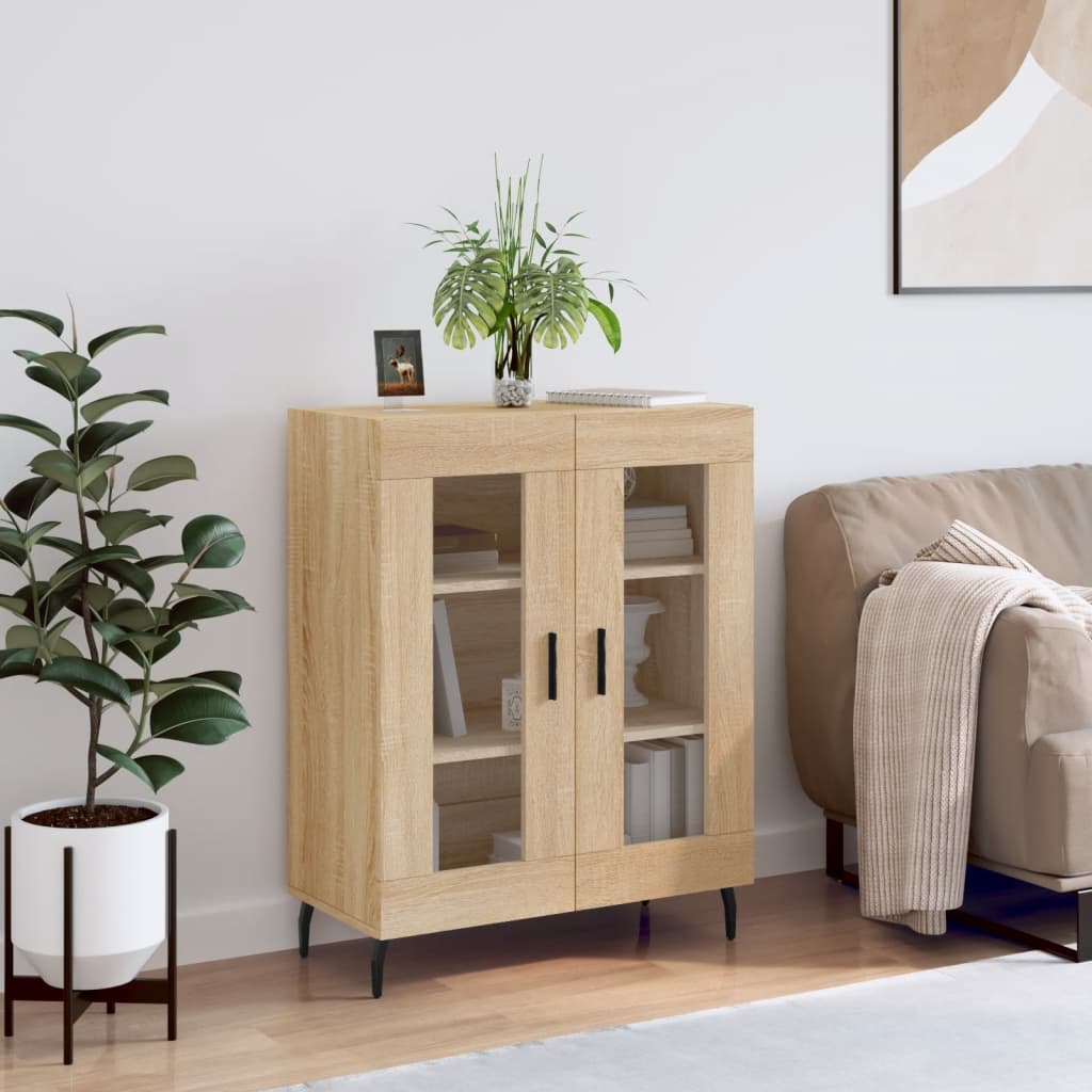 Sideboard 69,5x34x90 cm Engineered Wood Sonoma oak