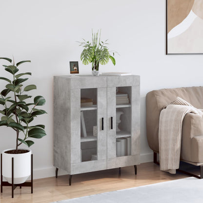 Sideboard 69,5x34x90 cm Engineered Wood Concrete grey