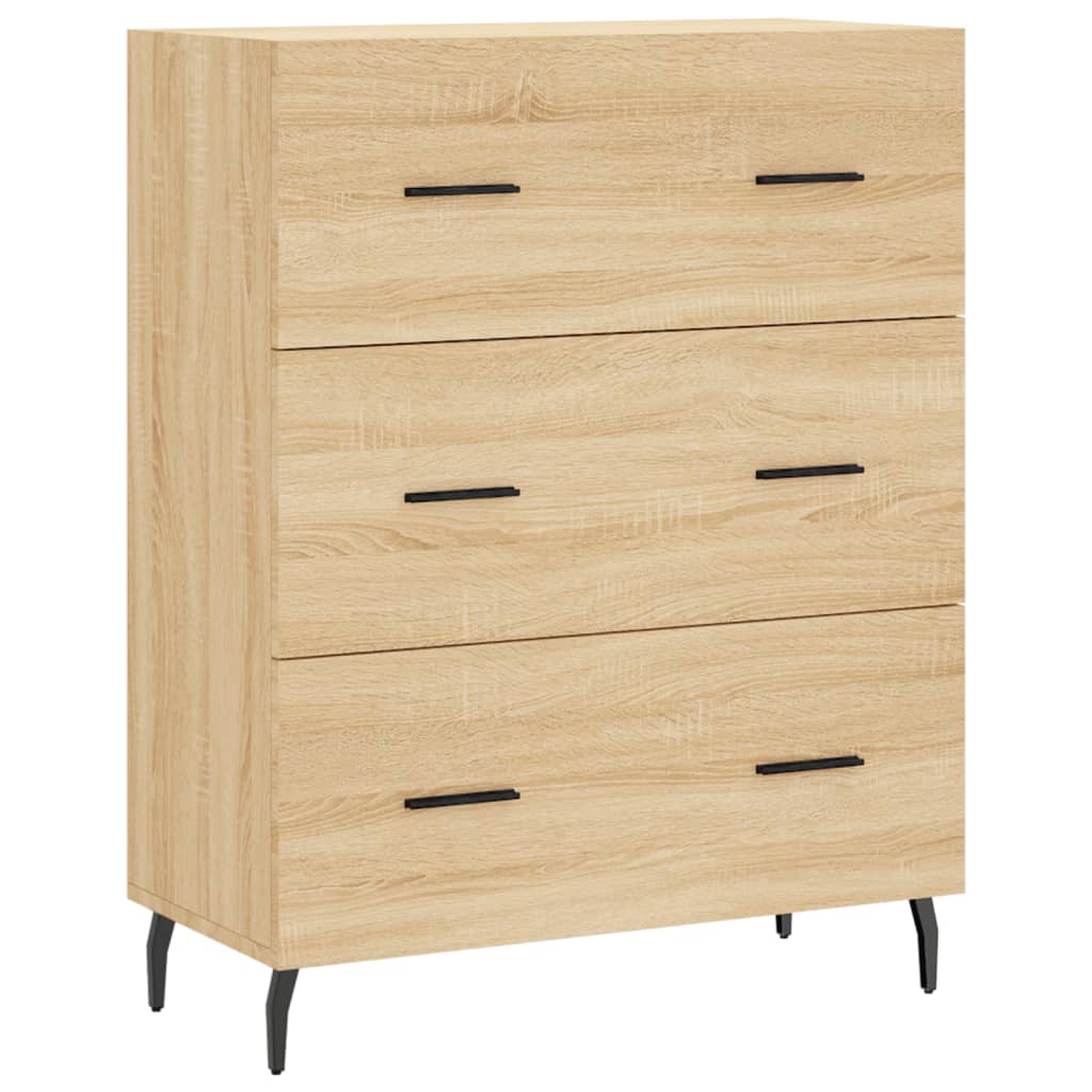 Sideboard 69,5x34x90 cm Engineered Wood Sonoma oak
