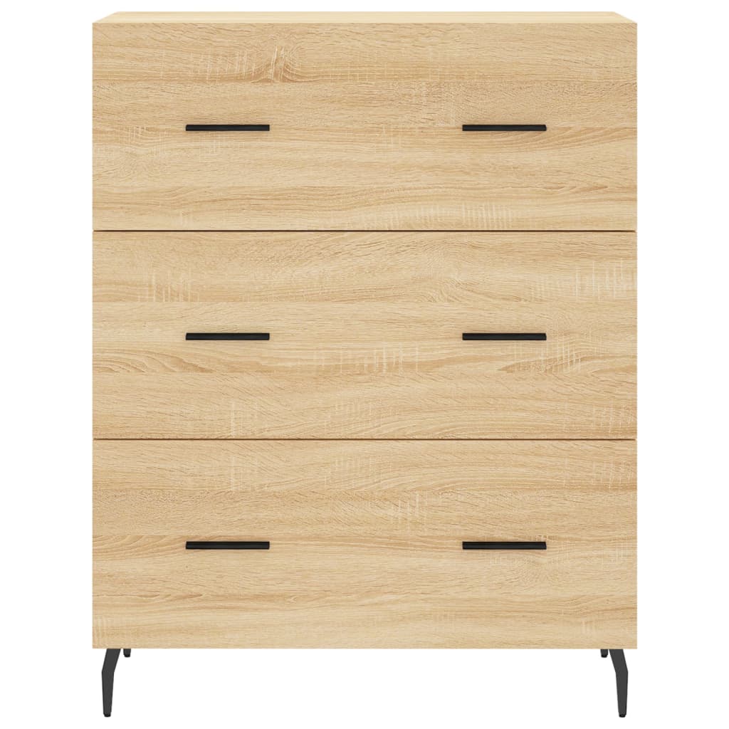 Sideboard 69,5x34x90 cm Engineered Wood Sonoma oak