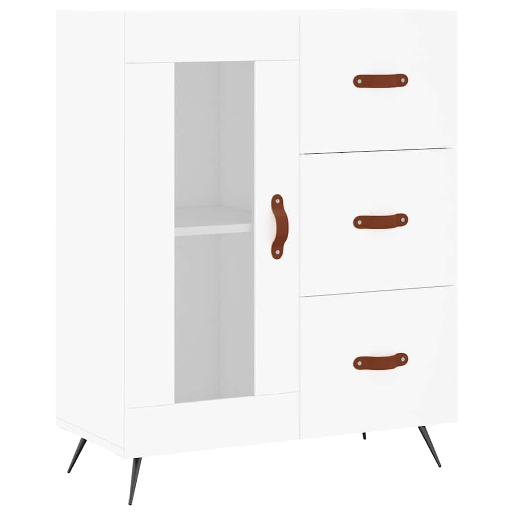 Sideboard 69,5x34x90 cm Engineered Wood White