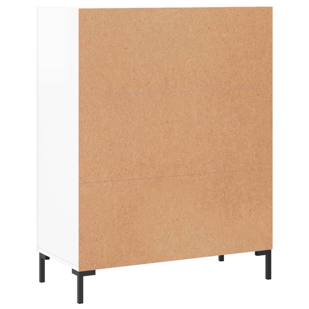 Sideboard 69,5x34x90 cm Engineered Wood High gloss white