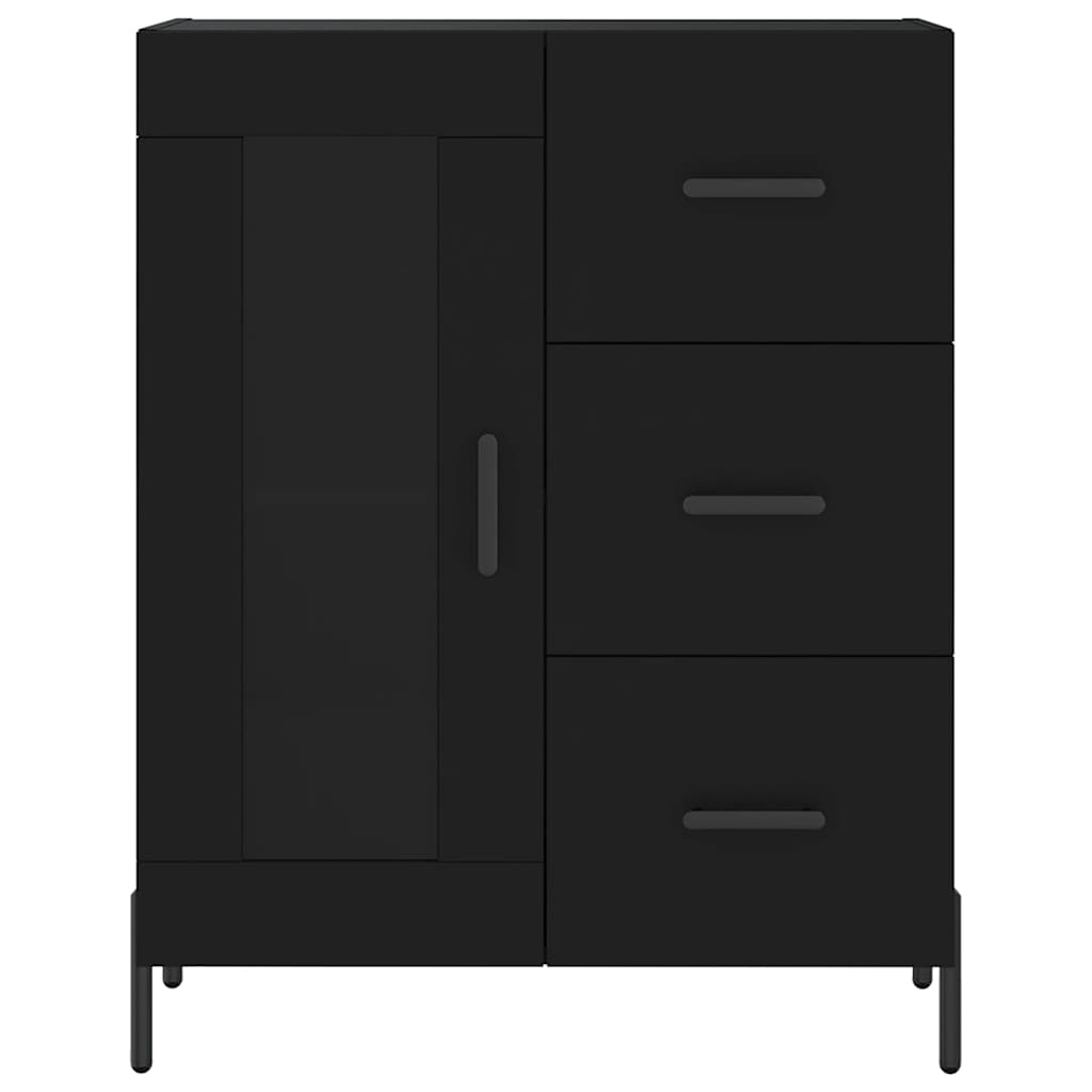 Sideboard 69,5x34x90 cm Engineered Wood Black