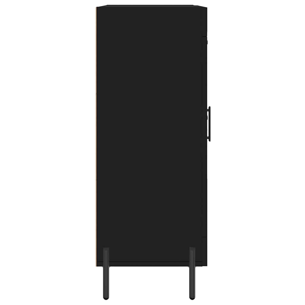 Sideboard 69,5x34x90 cm Engineered Wood Black