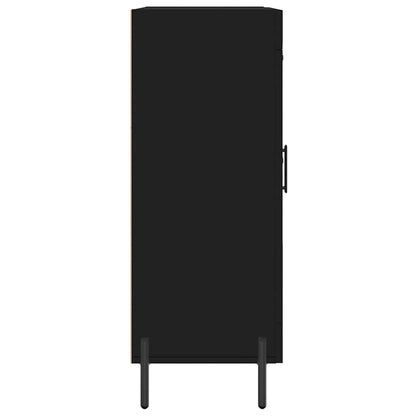 Sideboard 69,5x34x90 cm Engineered Wood Black