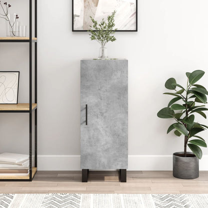 Sideboard 34,5x34x90 cm Engineered Wood Concrete grey