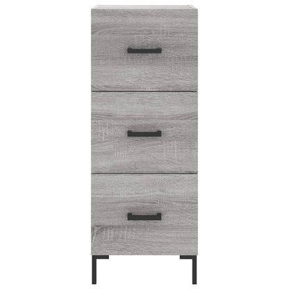 vidaXL Sideboard Grey Sonoma 34.5x34x90 cm Engineered Wood