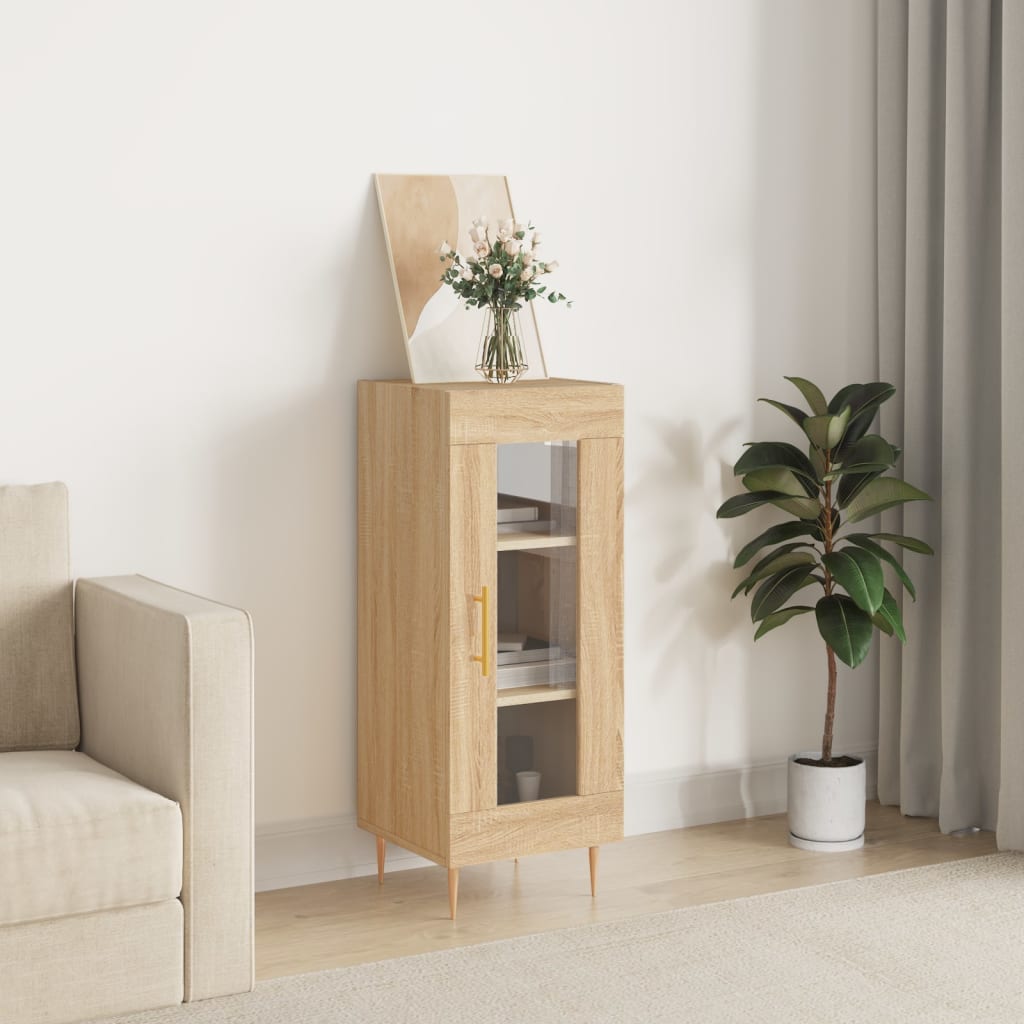 Sideboard 34,5x34x90 cm Engineered Wood Sonoma oak