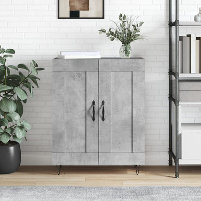 Sideboard 69,5x34x90 cm Engineered Wood Concrete grey