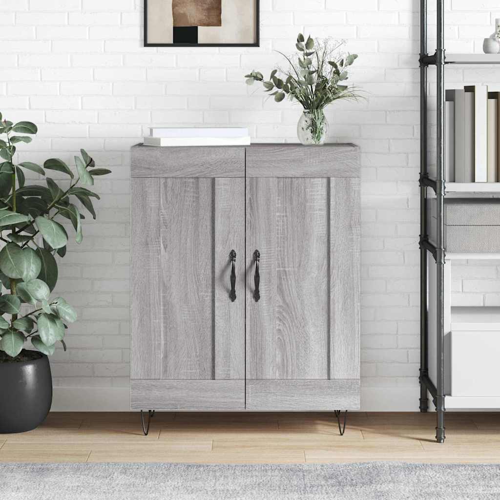 Sideboard 69,5x34x90 cm Engineered Wood Grey sonoma
