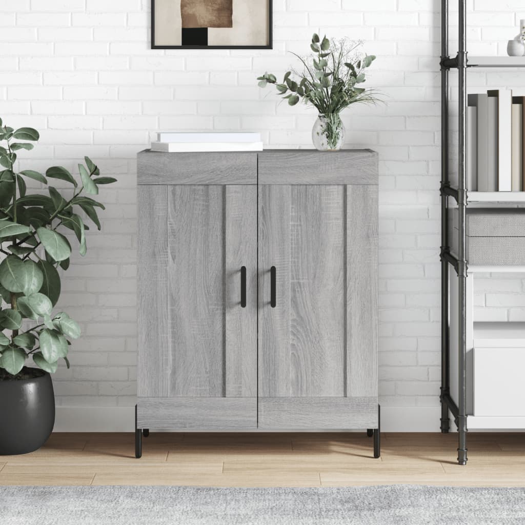 Sideboard 69,5x34x90 cm Engineered Wood Grey sonoma