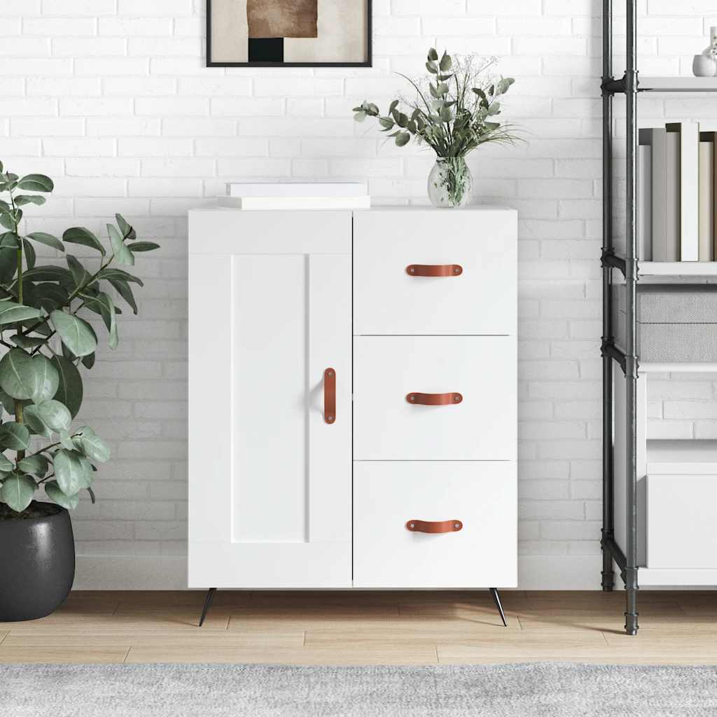 Sideboard 69,5x34x90 cm Engineered Wood White