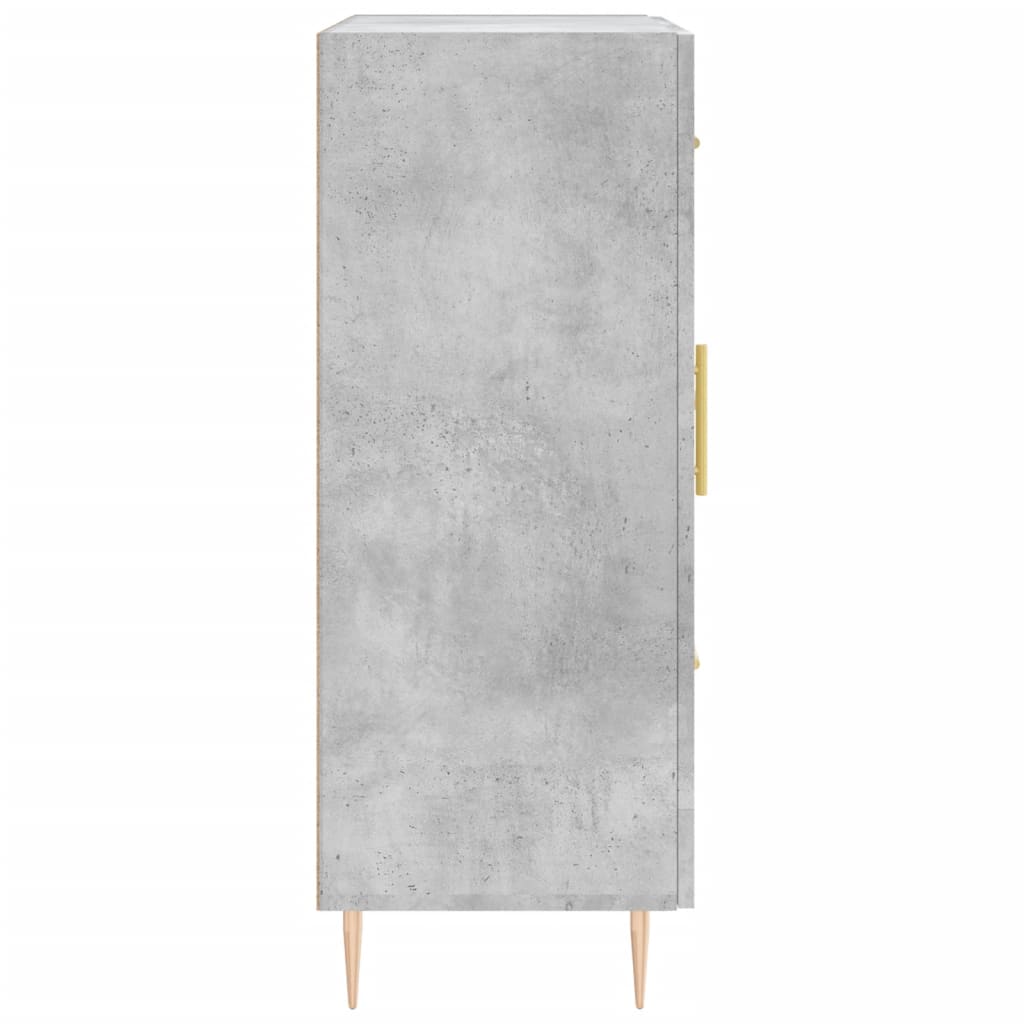 vidaXL Sideboard Concrete Grey 69.5x34x90 cm Engineered Wood