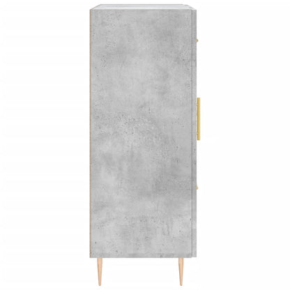 vidaXL Sideboard Concrete Grey 69.5x34x90 cm Engineered Wood