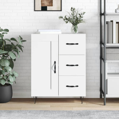 Sideboard 69,5x34x90 cm Engineered Wood White