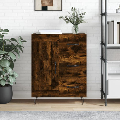 Sideboard 69,5x34x90 cm Engineered Wood Smoked oak