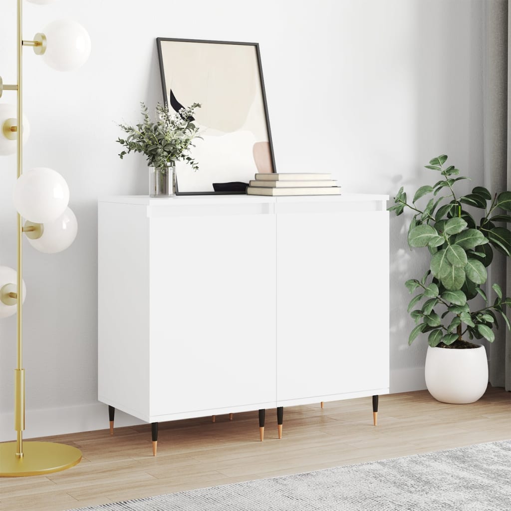 Sideboard 40x35x70 cm Engineered Wood White
