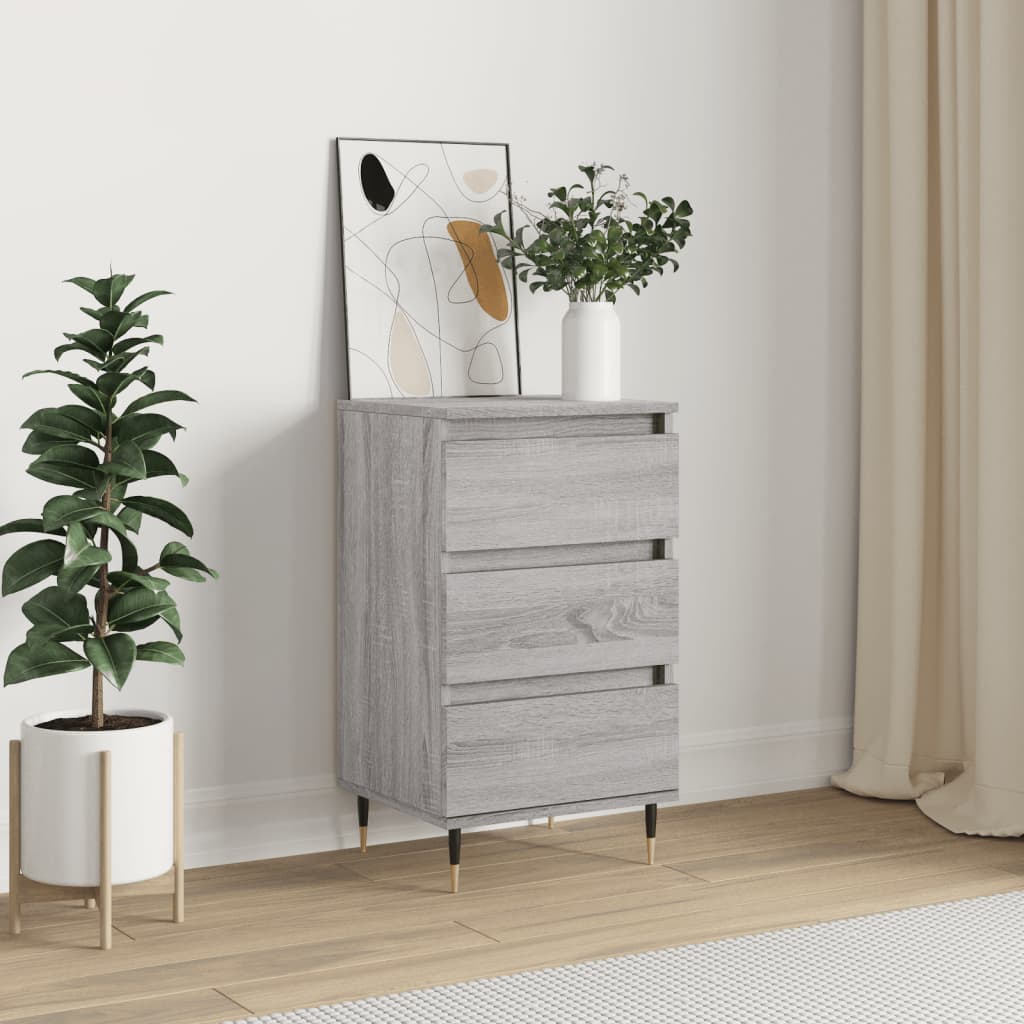 vidaXL Sideboard Grey Sonoma 40x35x70 cm Engineered Wood