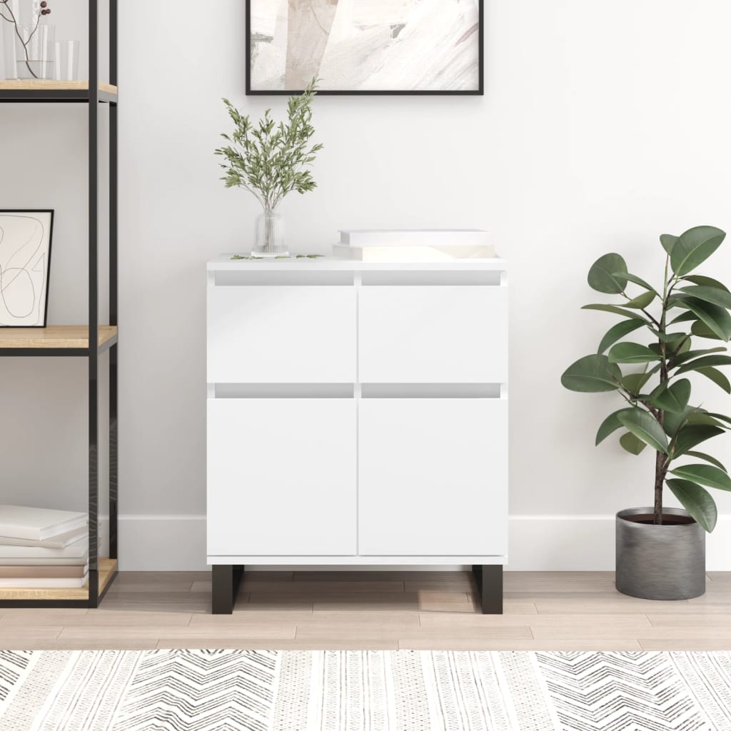 Sideboard 60x35x70 cm Engineered Wood White