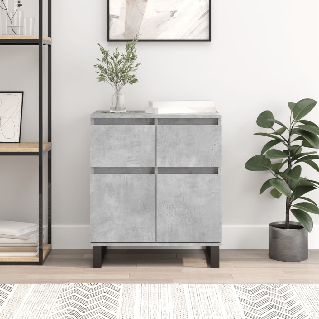 Sideboard 60x35x70 cm Engineered Wood Concrete grey