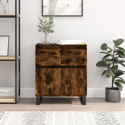 Sideboard 60x35x70 cm Engineered Wood Smoked oak