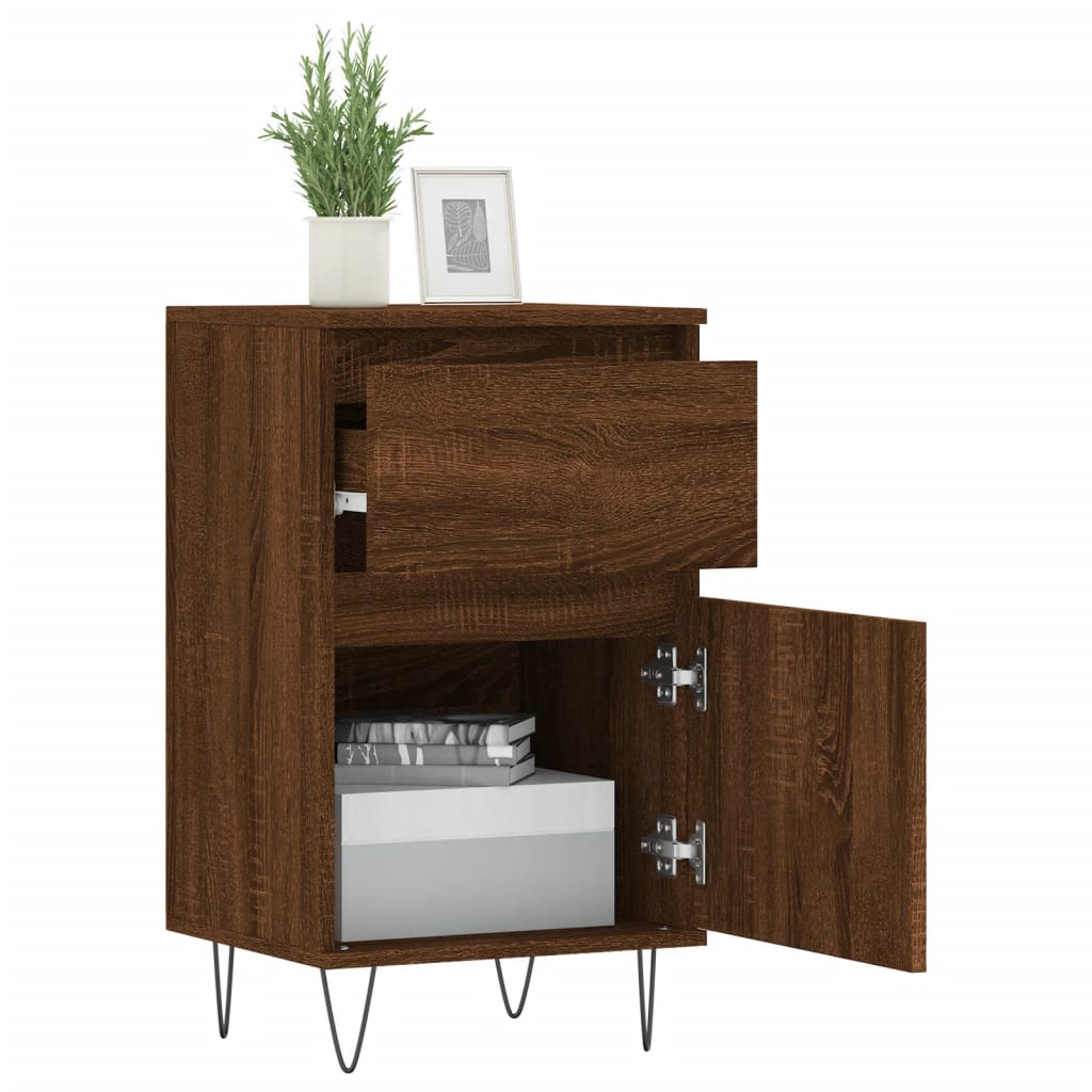 vidaXL Sideboard Brown Oak 40x35x70 cm Engineered Wood