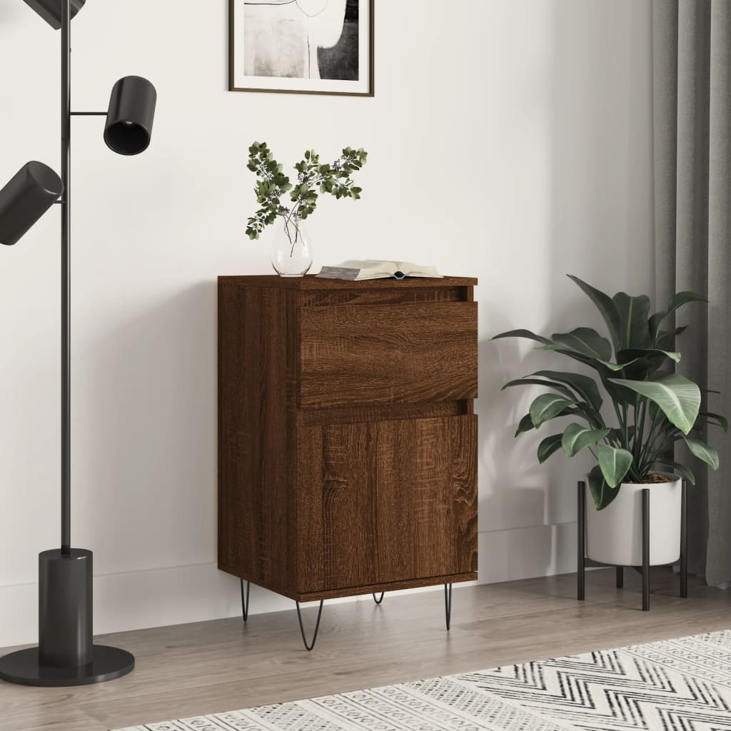 vidaXL Sideboard Brown Oak 40x35x70 cm Engineered Wood