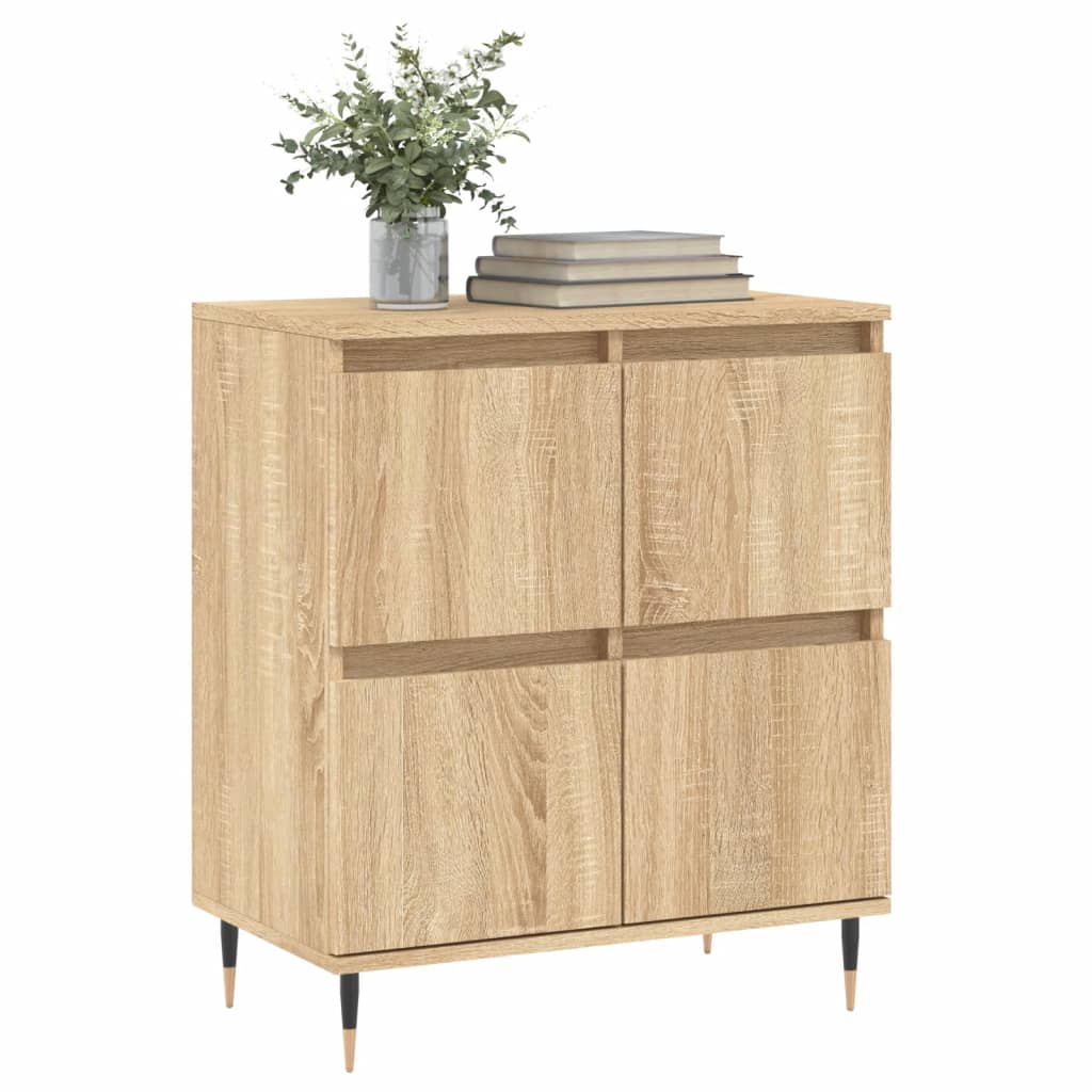 vidaXL Sideboard Sonoma Oak 60x35x70 cm Engineered Wood