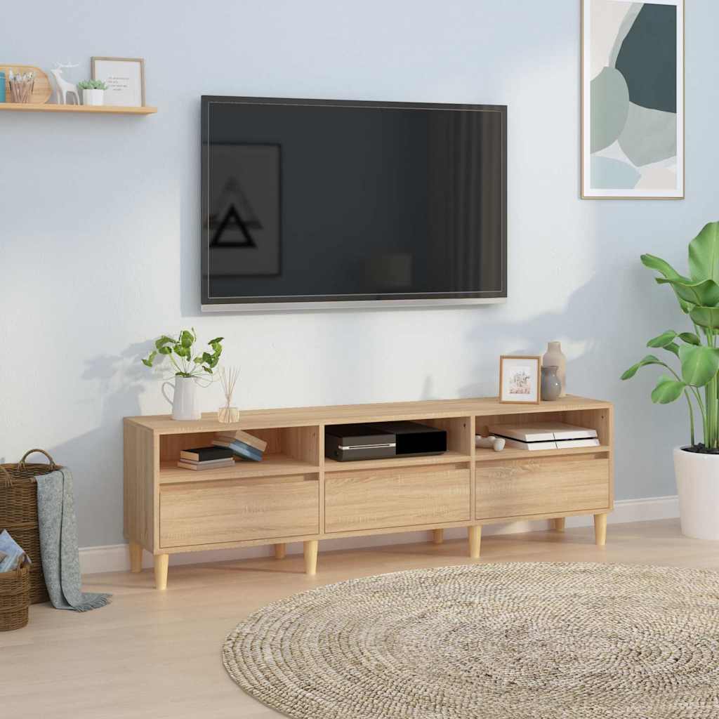 TV Cabinet 150x30x44,5 cm Engineered Wood Sonoma oak 150 cm