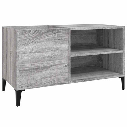 Record Cabinet 84,5x38x48 cm Engineered Wood Grey sonoma