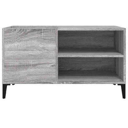 Record Cabinet 84,5x38x48 cm Engineered Wood Grey sonoma