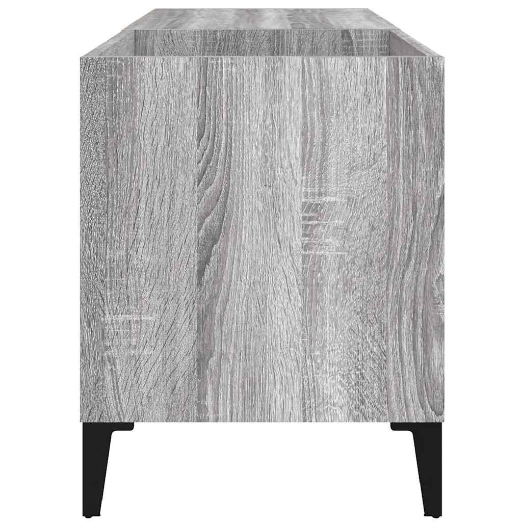 Record Cabinet 84,5x38x48 cm Engineered Wood Grey sonoma