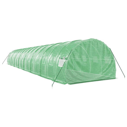 vidaXL Greenhouse with Steel Frame Green 48 m² 16x3x2 m 6